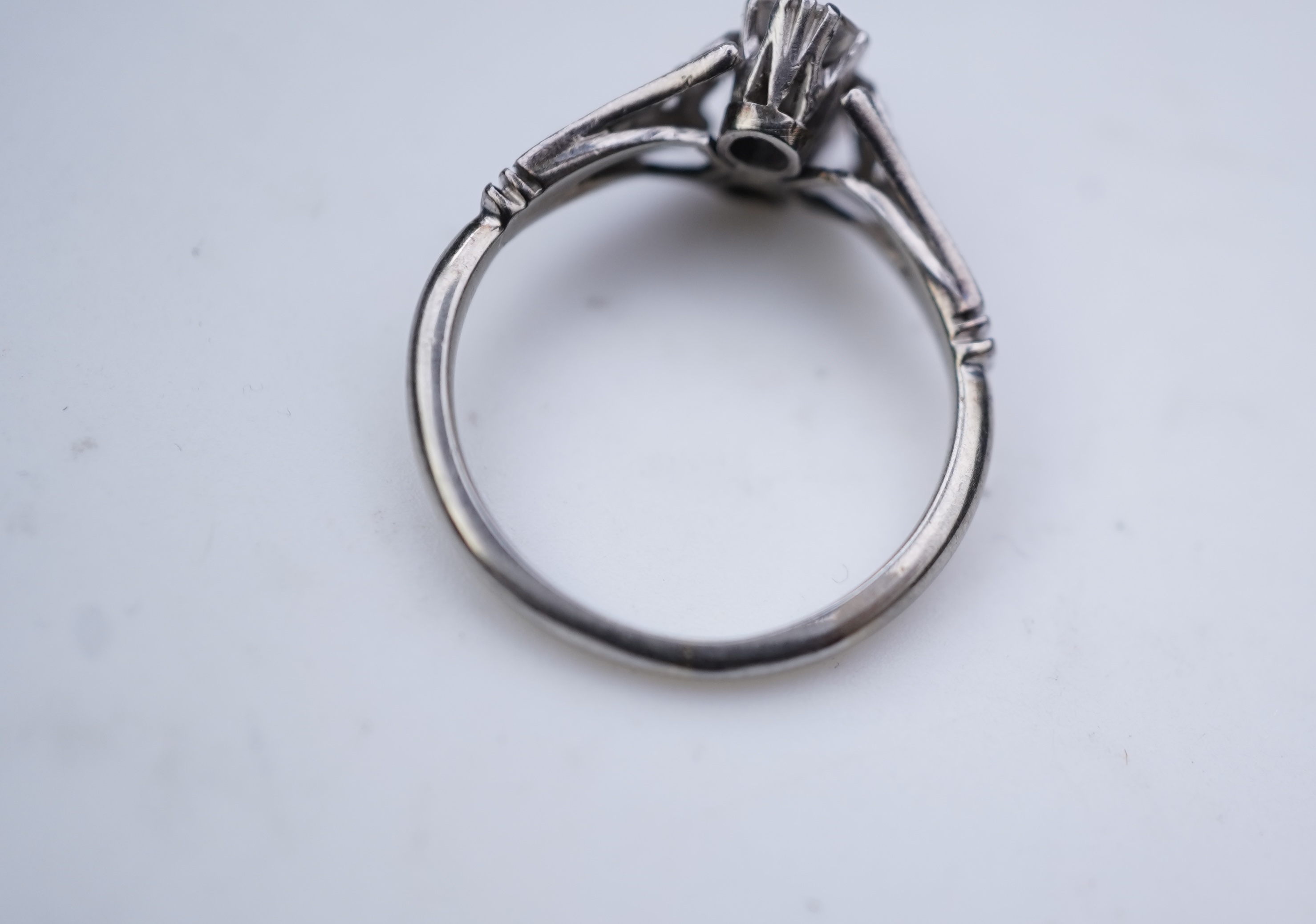 A diamond ring, early 20th century